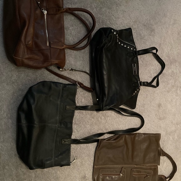 Lot of 4 women’s leather bags - Picture 1 of 8